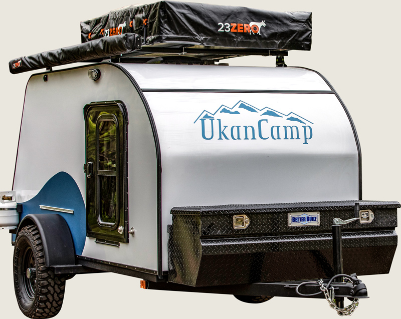Customizable Scissortail Squaredrop Camper | UkanCamp Mini Pull Trailers