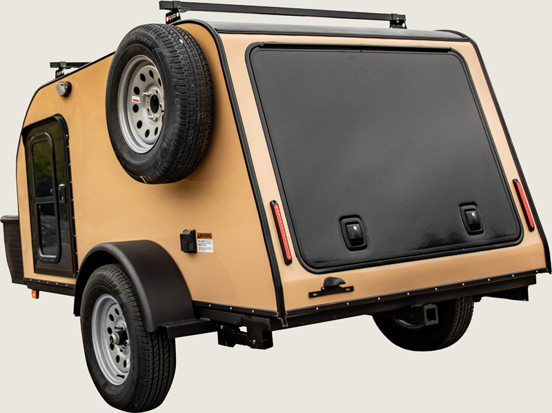 Easy Towing Silverhorn L Teardrop Camper Mini Pull Trailer | UkanCamp